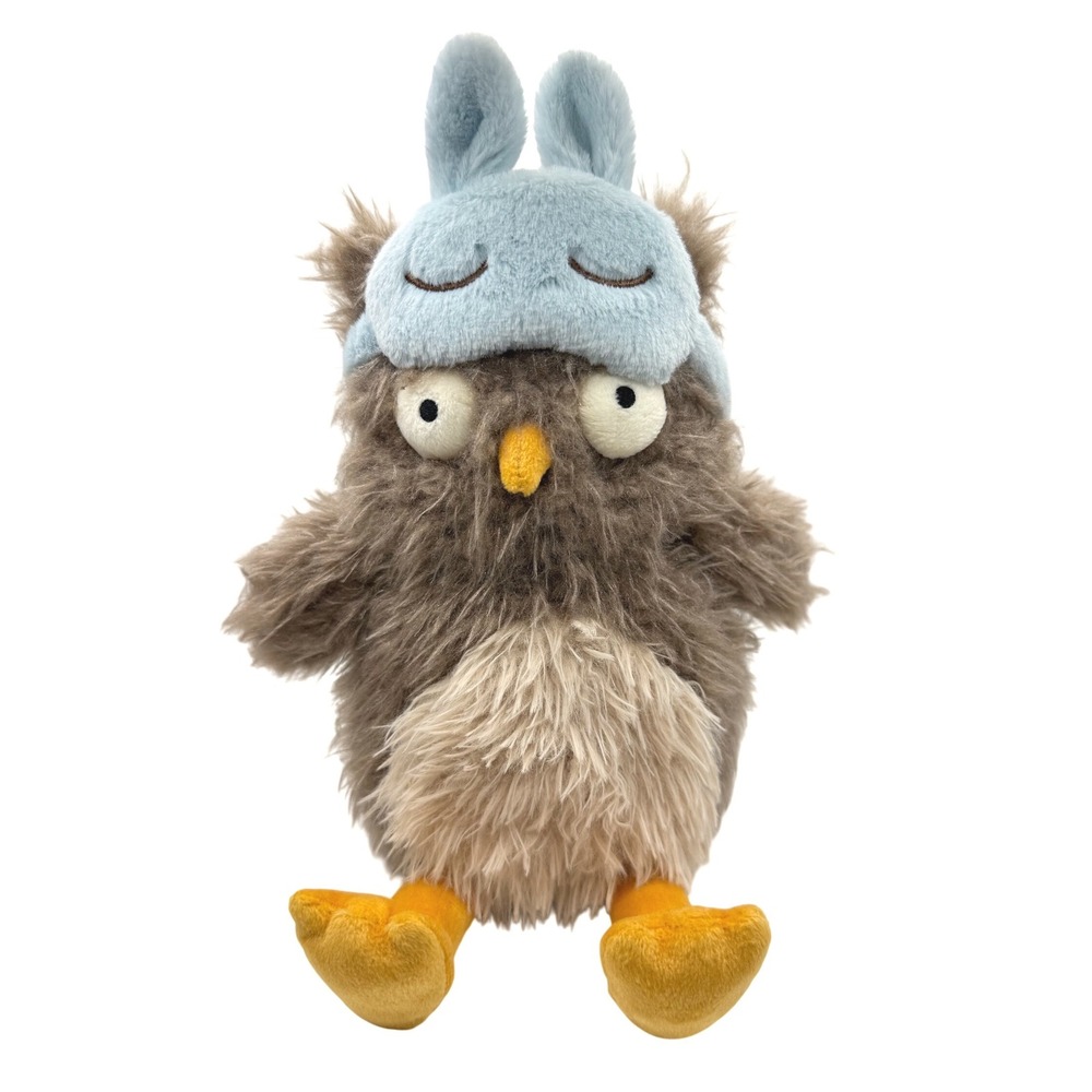 Jellycat Audrey Hootsoftly Owl Retired Preowned Plush Brown Bedtime Soft Toy